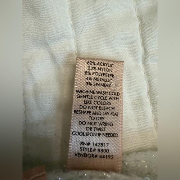 Willow + Root Tinsel White Wrap Cardigan Sweater - Picture 10 of 10